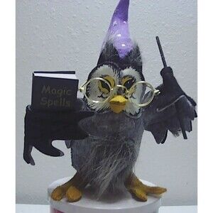 ANNALEE DOLLS 2007 HALLOWEEN  5" WIZARD OWL MINT WITH TUSH TAG ONLY